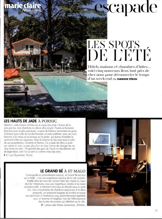 Les Hauts De Jade Maison D'Hotes Pornic Kültér fotó